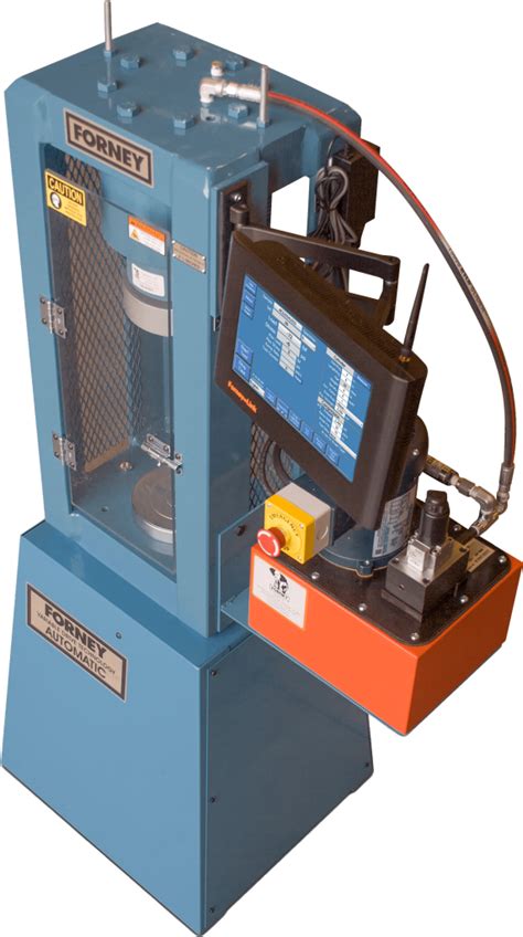 concrete cylinder compression test machine|forney testing equipment for concrete.